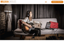 Tablet Screenshot of gorangrooves.com